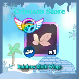 Rainbow Moth Wings