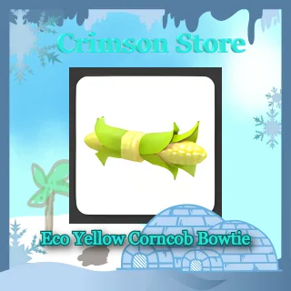 Eco Yellow Corncob Bowtie
