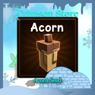 100 Acorn Seed -  Grow A Garden 2