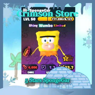 5 Stars Shiny Wumbo SpongeGar