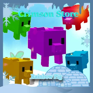 Rainbow Pig - Grow a Garden