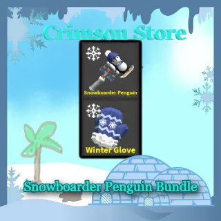 Snowboarder Penguin Bundle