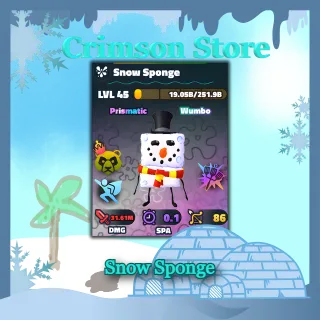 Wumbo Snow Sponge | Dual Traits