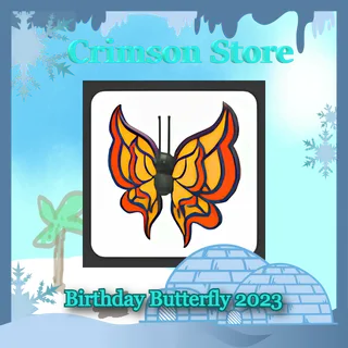 x4 Birthday Butterfly 2023 #1