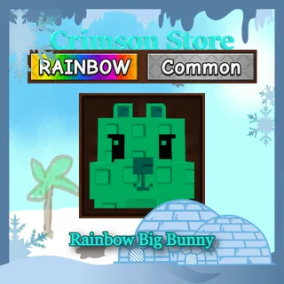 Rainbow Big Bunny -  Grow A Garden 2