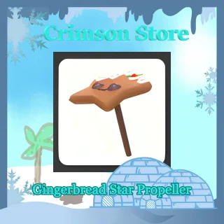 Gingerbread Star Propeller