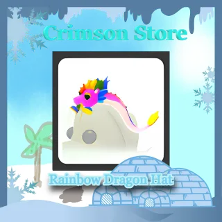 Rainbow Dragon Hat