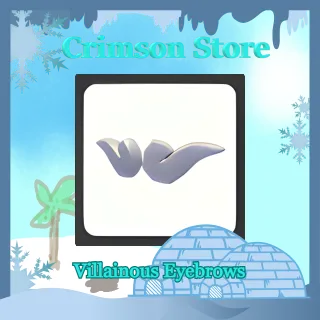 Villainous Eyebrows