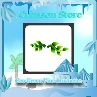 Eco Green Vine Mustache