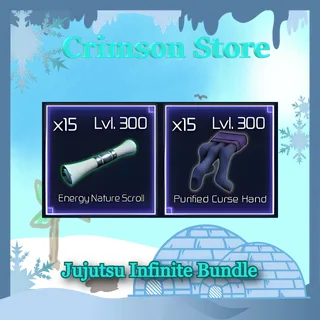x15 Nature Energy Scroll x Purified Cursed Hand | Jujutsu Infinite