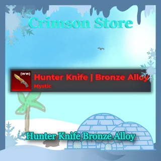 Hunter Knife Bronze Alloy