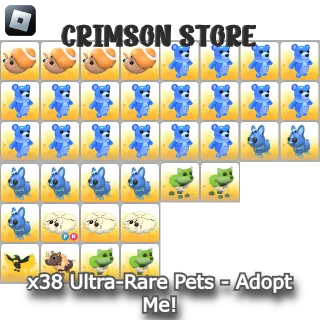 x38 Ultra-Rare Pets - Adopt Me!