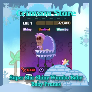 Super Star Shiny Wumbo Baby Baby Prunes