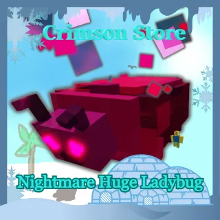 Nightmare Huge Ladybug Weight 33.88 KG Age 39 - Grow a Garden