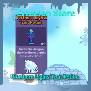 Northern Lights Cosmetic Trait Potion - Multiple Quantity Listing