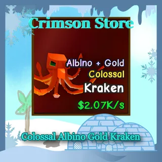 Colossal Albino Gold Kraken