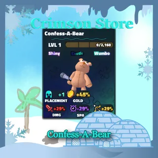 CLEAN Gold Serial Confess-A-Bear