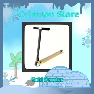 Gold Scooter