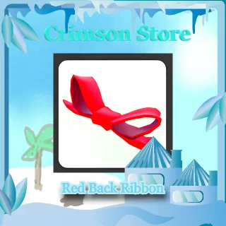 Red Back Ribbon