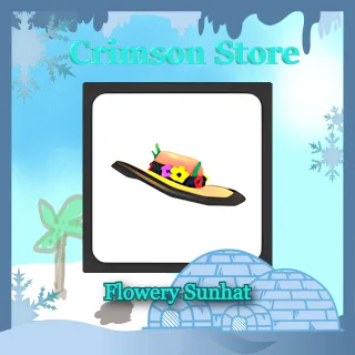 Flowery Sunhat
