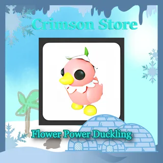Flower Power Duckling #1