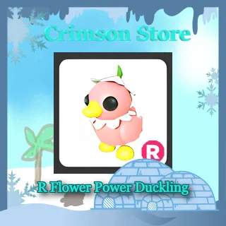 R Flower Power Duckling