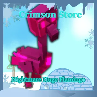Nightmare Huge Flamingo Weight 36.11 KG Age 54 - Grow a Garden