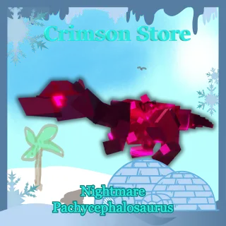 Nightmare Pachycephalosaurus Weight 22.03 KG Age 100 - Grow a Garden