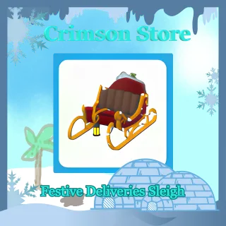Festive Deliveries Sleigh