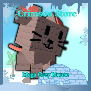 Mega Grey Mouse - Grow a Garden