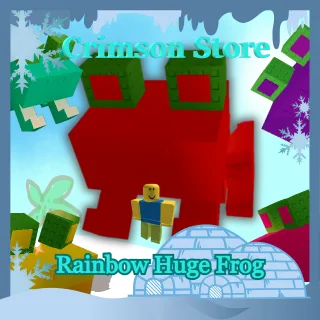 Rainbow Huge Frog Weight 59.67 KG Age 85 - Grow a Garden