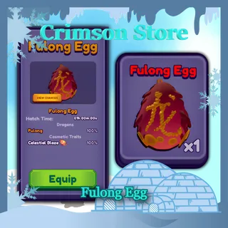 Fulong Egg | Celestial Blaze Cosmetic Trait - Dragon Adventures