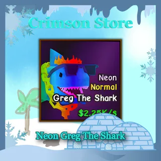 Neon Greg The Shark