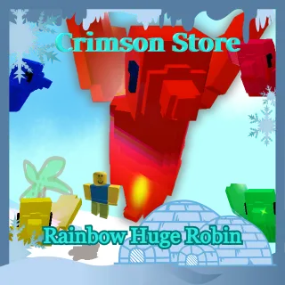 Rainbow Titan Robin Weight 71.03 KG Age 87 - Grow a Garden