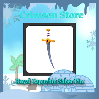 Royal Capuchin Saber Pin