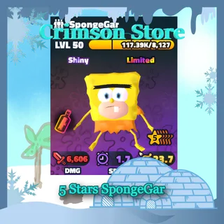 5 Stars Shiny SpongeGar