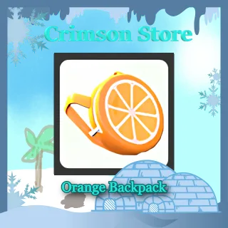 Orange Backpack