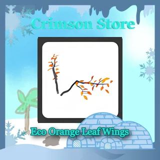 Eco Orange Leaf Wings
