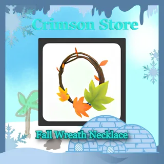 Fall Wreath Necklace