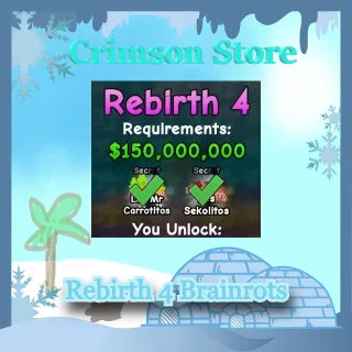 Rebirth 4 Brainrots | CLEAN | 