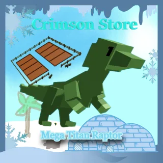 Mega Titan Raptor Weight 39.64 KG | Age 42 - Grow a Garden