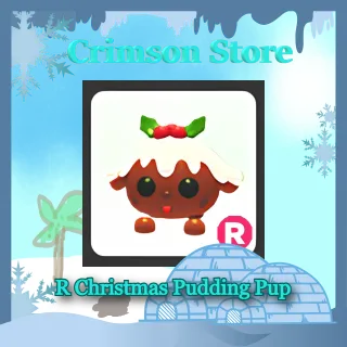 R Christmas Pudding Pup