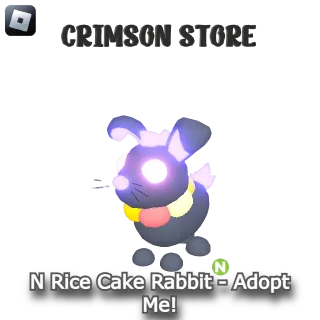 N Rice Cake Rabbit - Adopt Me!