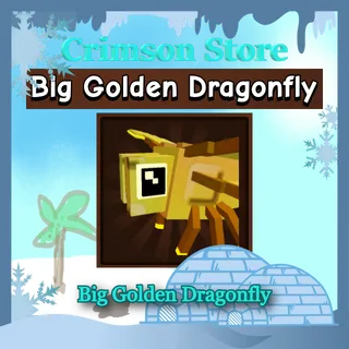 Big Golden Dragonfly -  Grow A Garden 2