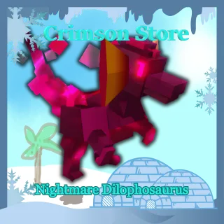 Nightmare Dilophosaurus Weight 61.26 KG Age 100