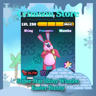 Super Star Shiny Wumbo Easter Bunny