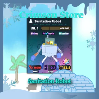 CLEAN Shiny Wumbo Super Star Sanitation Robot | Dual Traits | HDS