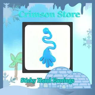 Sticky Hand Earrings