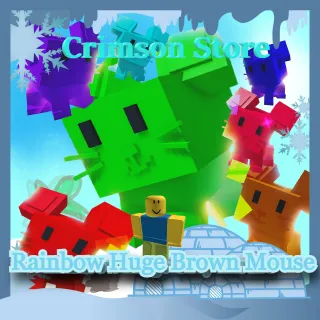 Rainbow Huge Grey Mouse Weight 31.56 KG | Age 34 - Grow a Garden