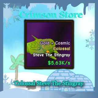 Gold Colossal Steve The Stingray